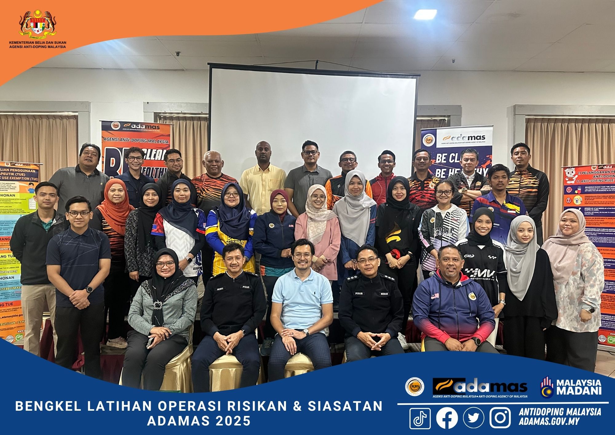 BENGKEL LATIHAN OPERASI RISIKAN & SIASATAN ADAMAS 2025